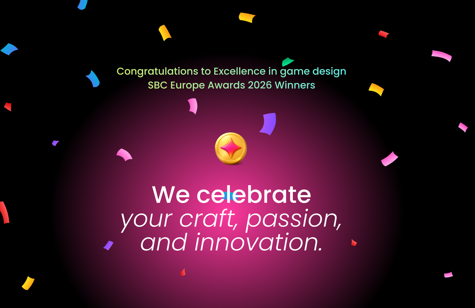 Excellence in Game design & ART