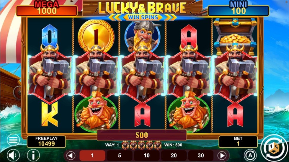 Lucky And Brave Win Spins