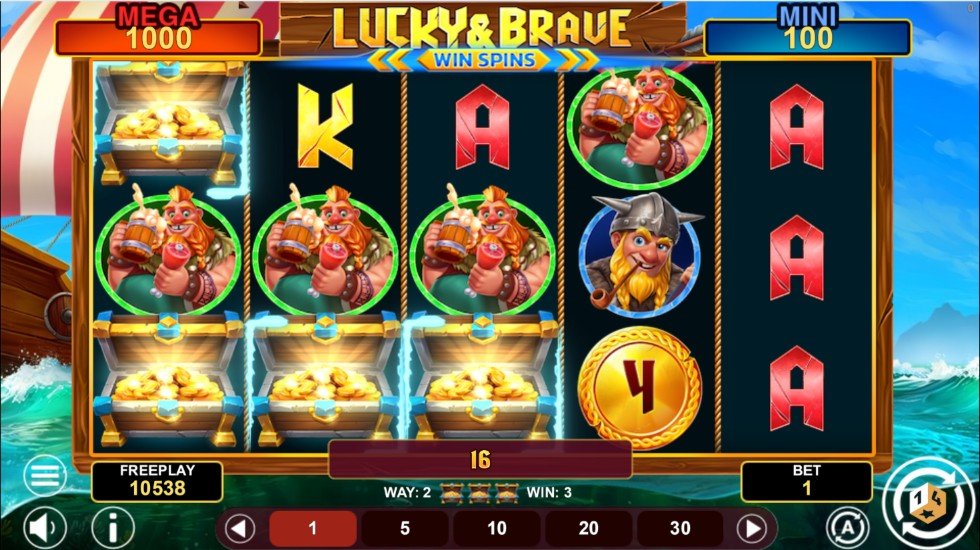 Lucky And Brave Win Spins