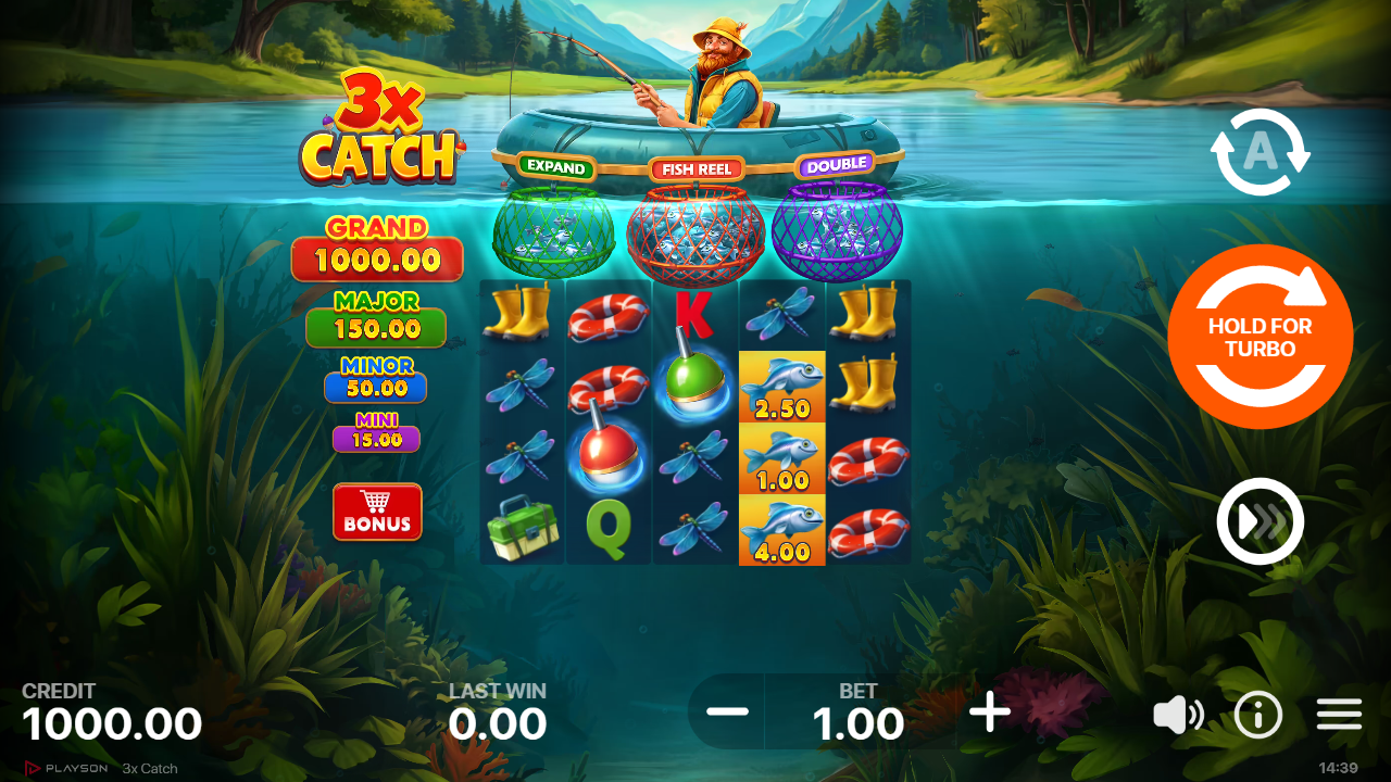 3× Catch