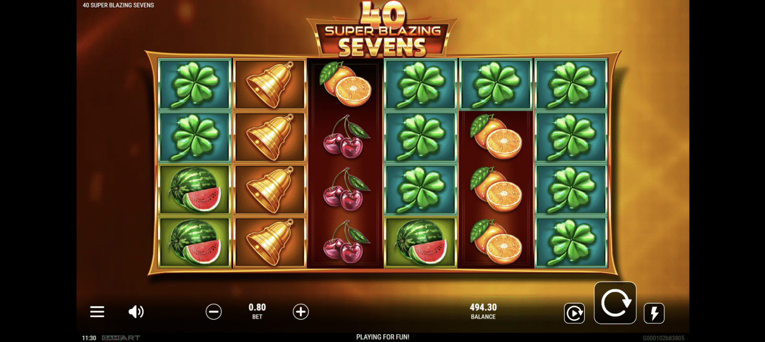 40 Super Blazing Sevens