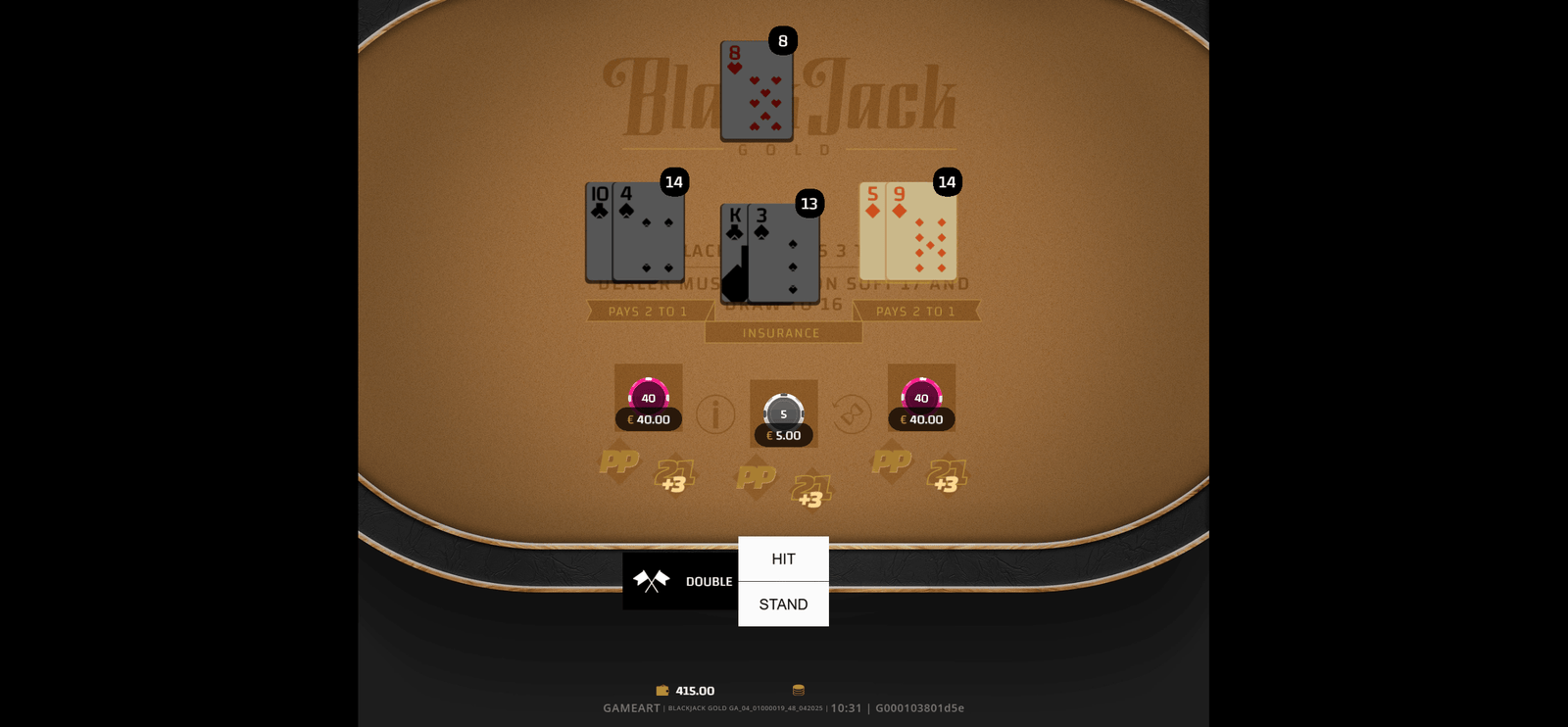 Blackjack Gold