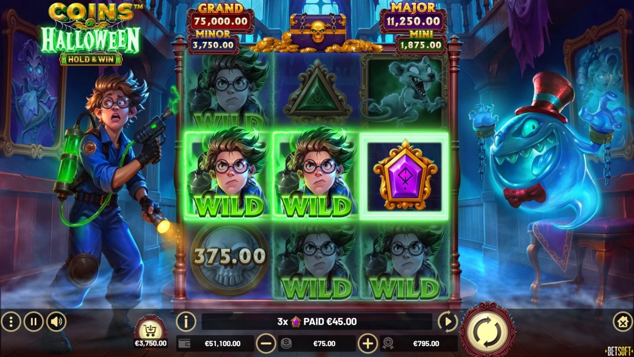 Coins of Halloween – Hold & Win