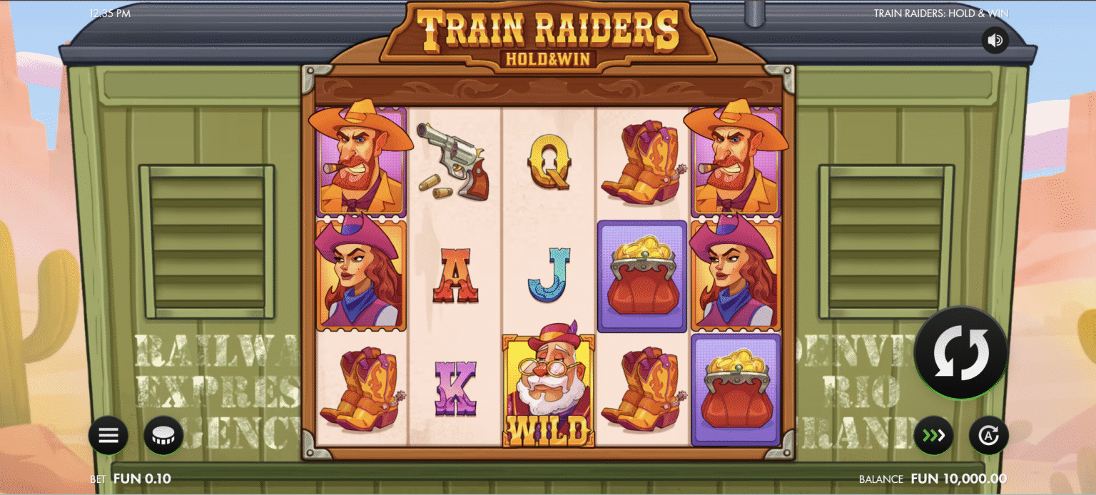 Train Raiders: Hold & Win