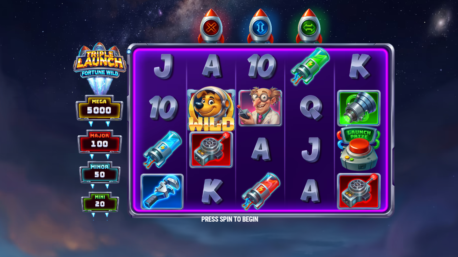 Triple Launch Fortune Wild