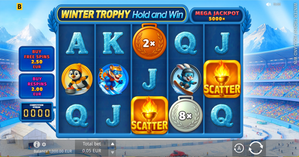 Winter Trophy Hold and Win