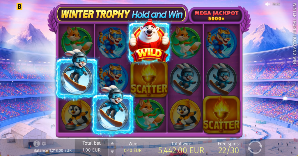 Winter Trophy Hold and Win